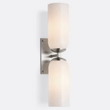 Modern Double Cylinder Glass Wall Lamp