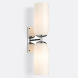 Modern Double Cylinder Glass Wall Lamp