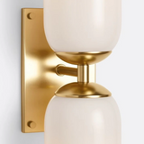Modern Double Cylinder Glass Wall Lamp