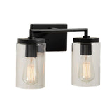 Modern Double Tube Glass Wall Sconce
