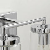 Modern Double Tube Glass Wall Sconce