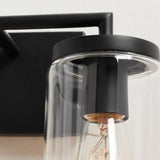 Modern Double Tube Glass Wall Sconce