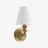Modern Drum Fabric Shade Wall Light