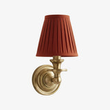 Modern Drum Fabric Shade Wall Light
