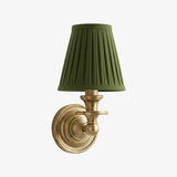 Modern Drum Fabric Shade Wall Light