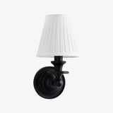 Modern Drum Fabric Shade Wall Light