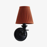 Modern Drum Fabric Shade Wall Light
