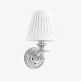 Modern Drum Fabric Shade Wall Light