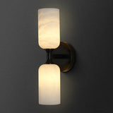 Modern LED Alabaster Dual Wall Sconce