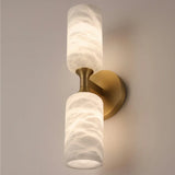 Modern LED Alabaster Dual Wall Sconce