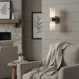 Modern LED Alabaster Dual Wall Sconce