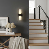 Modern LED Alabaster Dual Wall Sconce