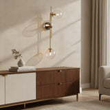 Modern Luxury Gold Glass 3-Light Wall Sconce