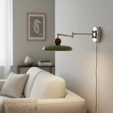 Modern Metal Acrylic Swing Arm Wall Lamp