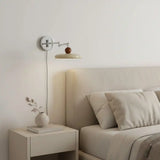 Modern Metal Acrylic Swing Arm Wall Lamp