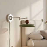 Modern Metal Acrylic Swing Arm Wall Lamp