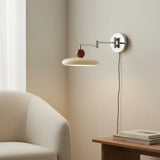 Modern Metal Acrylic Swing Arm Wall Lamp
