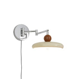 Modern Metal Acrylic Swing Arm Wall Lamp