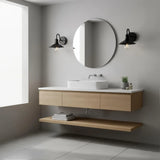Modern Circular Metal Wall Sconce