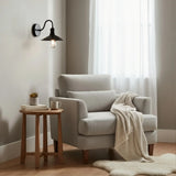 Modern Circular Metal Wall Sconce