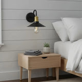 Modern Circular Metal Wall Sconce