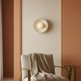Modern Minimalist Flower Ceramic Wall Lamp