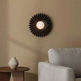 Modern Minimalist Flower Ceramic Wall Lamp