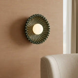 Modern Minimalist Flower Ceramic Wall Lamp