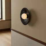 Modern Minimalist Flower Ceramic Wall Lamp