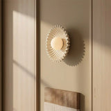 Modern Minimalist Flower Ceramic Wall Lamp