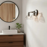 Modern Minimalist Glass Metal Bowl Wall Lamp