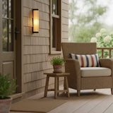 Modern Outdoor Cylinder Glass Wall Light