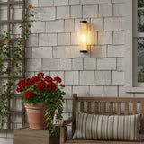 Modern Outdoor Cylinder Glass Wall Light
