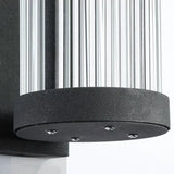 Modern Outdoor Cylinder Glass Wall Light