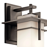 Modern Outdoor Rectangular Glass Wall Light
