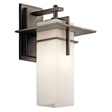 Modern Outdoor Rectangular Glass Wall Light