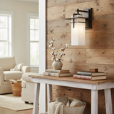 Modern Outdoor Rectangular Glass Wall Light