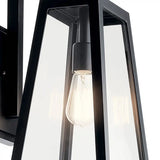 Modern Pyramid Outdoor Metal Wall Light