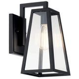 Modern Pyramid Outdoor Metal Wall Light