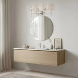 Modern Triple-Light Metal Wall Sconce