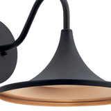 Modern Wet-Rated Outdoor Dome Wall Sconce