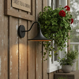 Modern Wet-Rated Outdoor Dome Wall Sconce