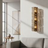 Modern Crystal Prism Wall Sconce Lighting Fixture