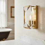 Modern Crystal Rectangular Wall Sconce Lighting Fixture