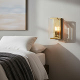 Modern Crystal Rectangular Wall Sconce Lighting Fixture