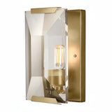 Modern Crystal Rectangular Wall Sconce Lighting Fixture