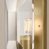 Modern Crystal Rectangular Wall Sconce Lighting Fixture