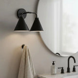 Modern Double Cone Metal Wall Sconce