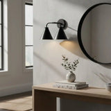 Modern Double Cone Metal Wall Sconce