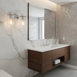 Modern Double Tube Glass Wall Sconce